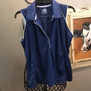 Slazenger navy golf top